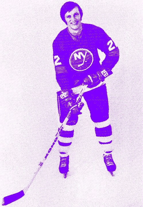 Mike Bossy dans l'uniforme des Islanders de New York en 1978